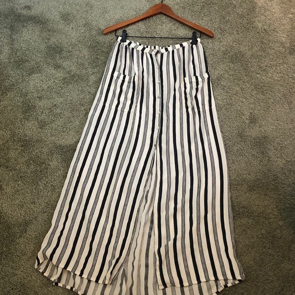 Billabong Striped Casual Beach Maxi Skirt - Picture 1 of 8